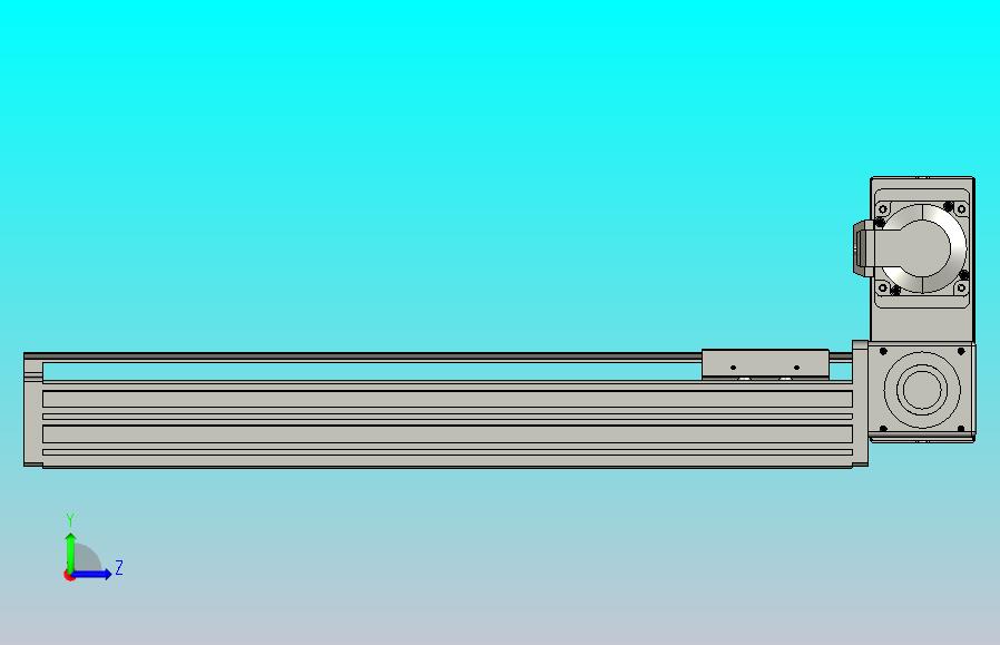 皮带直线轴半封闭可选导轨TPA-HNB-65S-90-L350-RU-Y-P10-N3