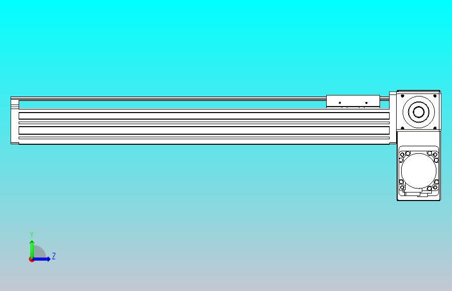 皮带直线轴半封闭可选导轨TPA-HNB-65S-90-L400-RP-Y-P20-N3