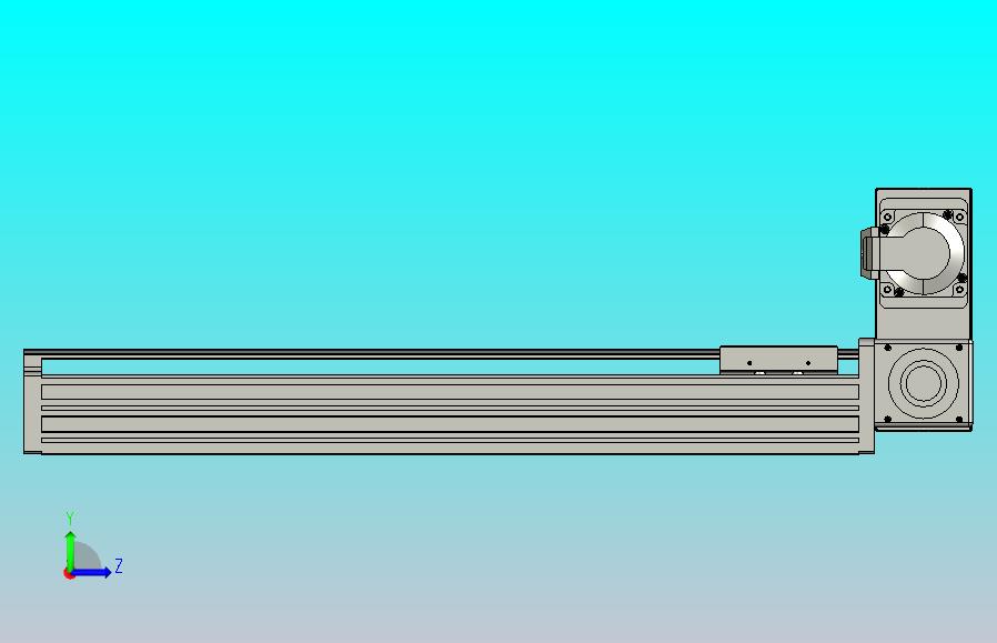 皮带直线轴半封闭可选导轨TPA-HNB-65S-90-L400-RU-Y-P10-N3