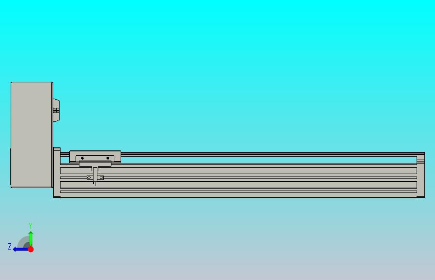皮带直线轴半封闭可选导轨TPA-HNB-65S-90-L400-RU-Y-P10-N3