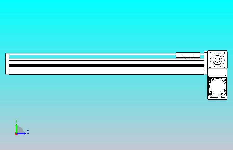 皮带直线轴半封闭可选导轨TPA-HNB-65S-90-L500-RP-C-P20-N3