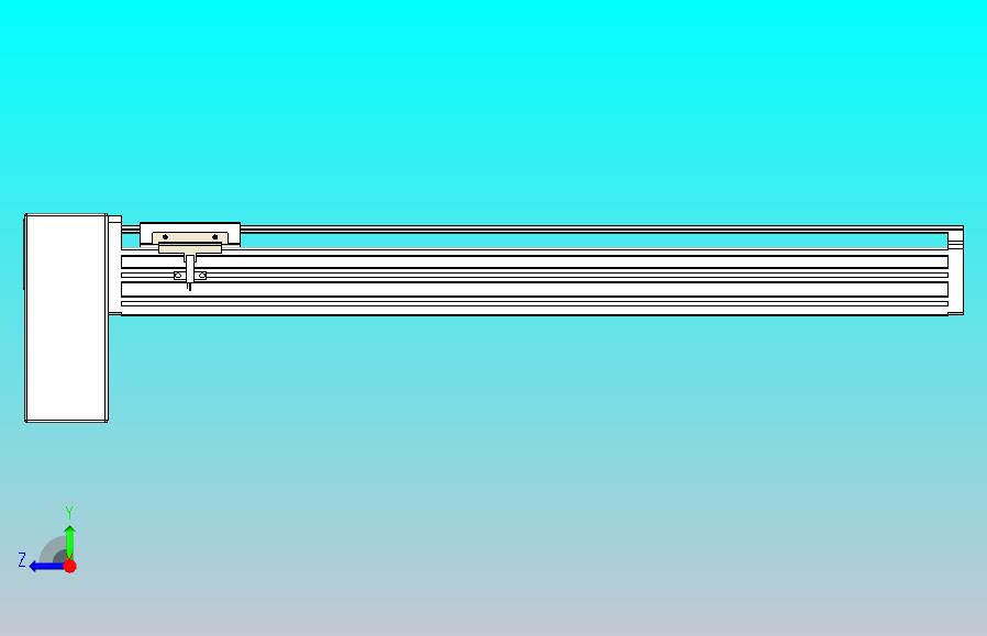 皮带直线轴半封闭可选导轨TPA-HNB-65S-90-L500-RP-Y-P20-N3