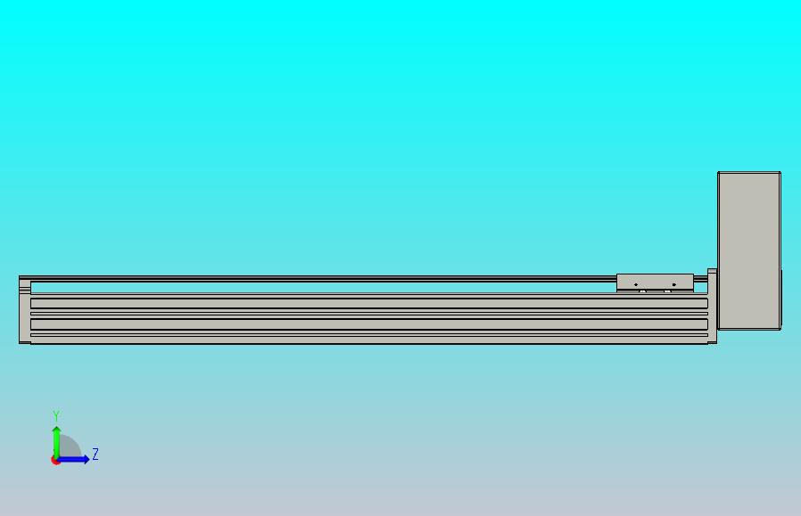 皮带直线轴半封闭可选导轨TPA-HNB-65S-90-L550-LU-Y-P10-N3