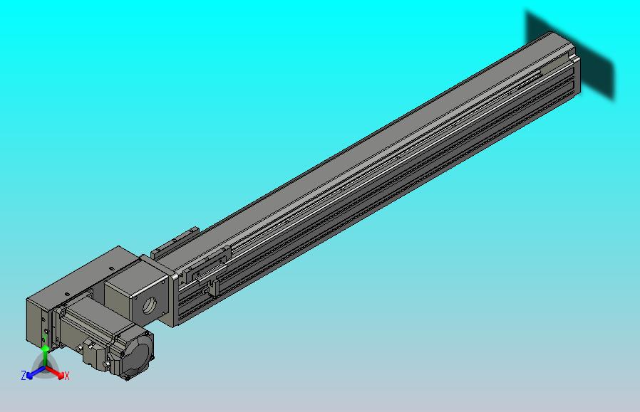 皮带直线轴半封闭可选导轨TPA-HNB-65S-90-L550-ML-Y-P10-N3