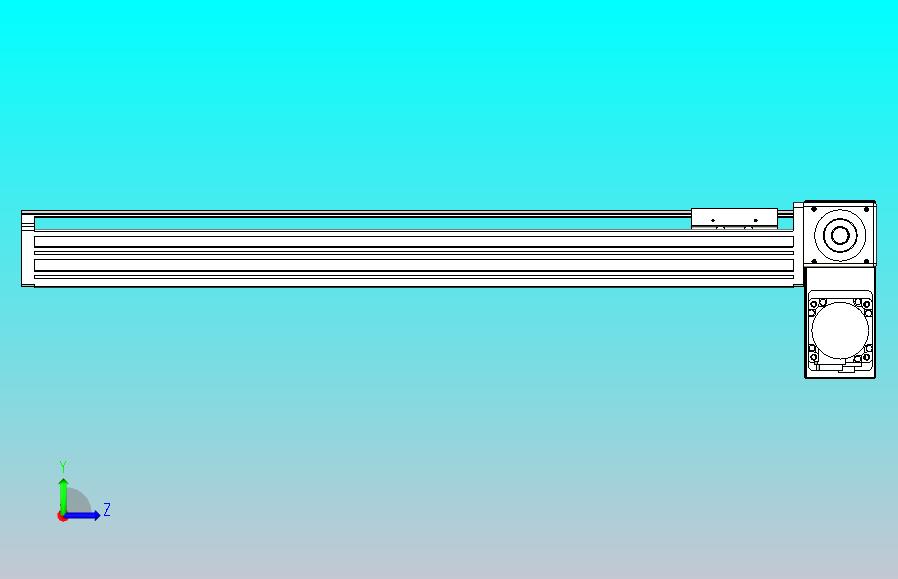 皮带直线轴半封闭可选导轨TPA-HNB-65S-90-L550-RP-Y-P20-N3