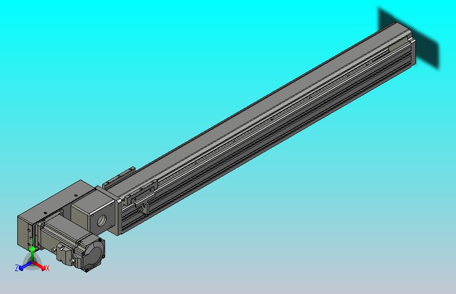 皮带直线轴半封闭可选导轨TPA-HNB-65S-90-L600-ML-C-P10-N3