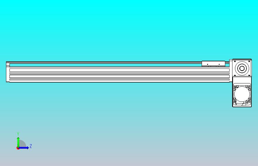 皮带直线轴半封闭可选导轨TPA-HNB-65S-90-L600-RP-Y-P20-N3