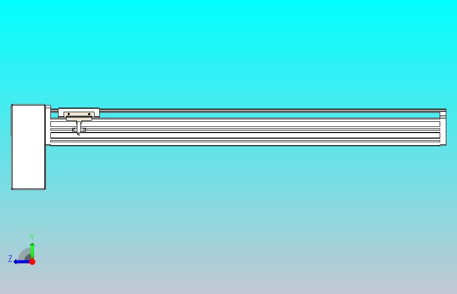 皮带直线轴半封闭可选导轨TPA-HNB-65S-90-L600-RP-Y-P20-N3
