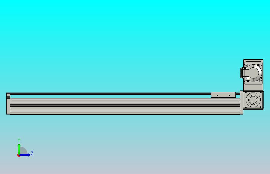 皮带直线轴半封闭可选导轨TPA-HNB-65S-90-L600-RU-Y-P10-N3