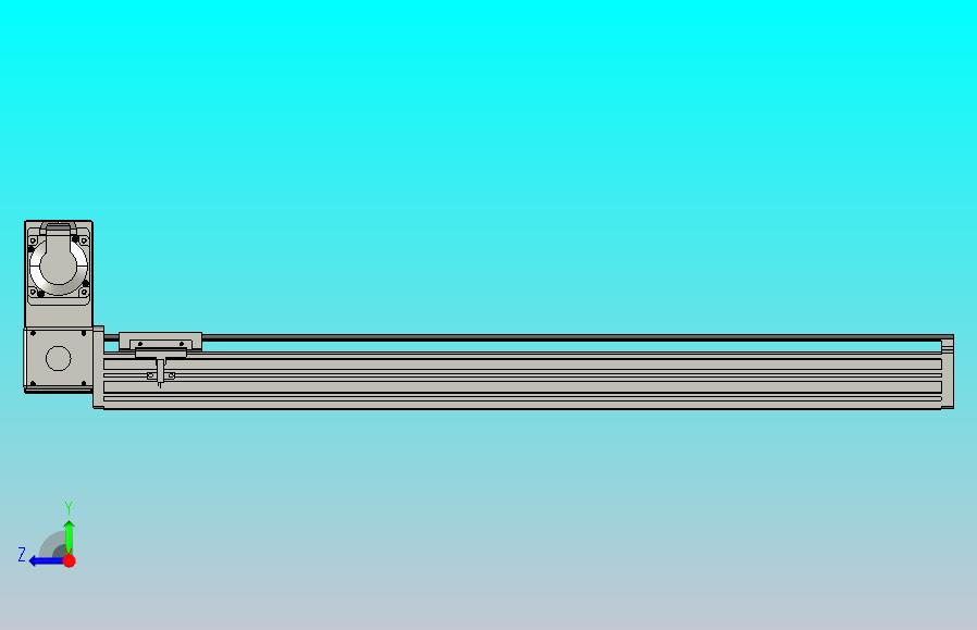 皮带直线轴半封闭可选导轨TPA-HNB-65S-90-L650-LU-Y-P10-N3