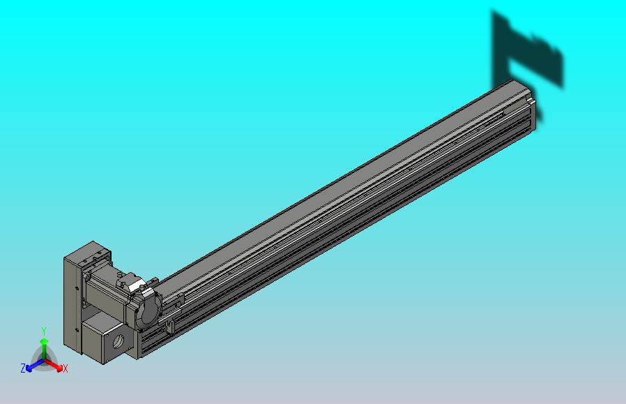 皮带直线轴半封闭可选导轨TPA-HNB-65S-90-L700-LU-C-P10-N3