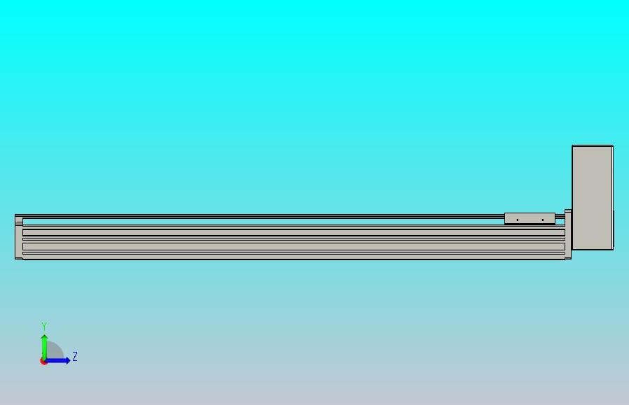 皮带直线轴半封闭可选导轨TPA-HNB-65S-90-L700-LU-Y-P10-N3