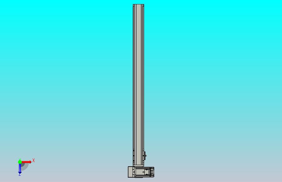 皮带直线轴半封闭可选导轨TPA-HNB-65S-90-L800-LU-Y-P10-N3