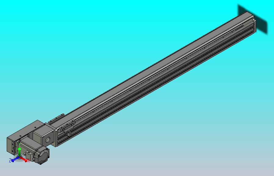 皮带直线轴半封闭可选导轨TPA-HNB-65S-90-L900-ML-Y-P10-N3
