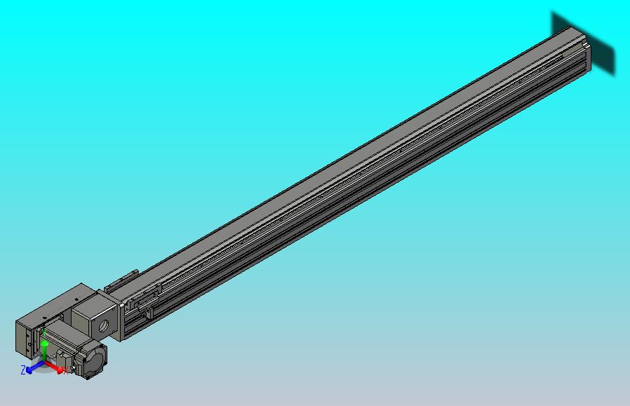 皮带直线轴半封闭可选导轨TPA-HNB-65S-90-L1000-ML-Y-P10-N3