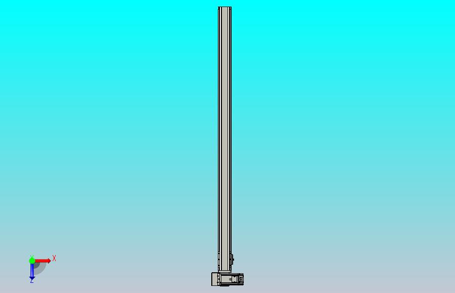皮带直线轴半封闭可选导轨TPA-HNB-65S-90-L1150-LU-Y-P10-N3