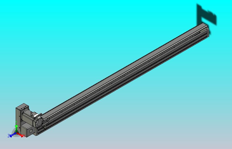皮带直线轴半封闭可选导轨TPA-HNB-65S-90-L1200-LU-C-P10-N3
