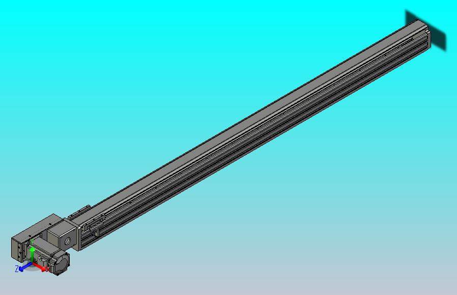 皮带直线轴半封闭可选导轨TPA-HNB-65S-90-L1200-ML-Y-P10-N3