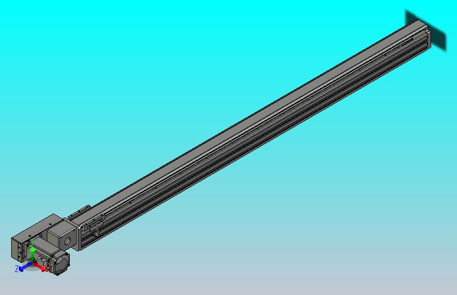 皮带直线轴半封闭可选导轨TPA-HNB-65S-90-L1200-ML-Y-P10-N3