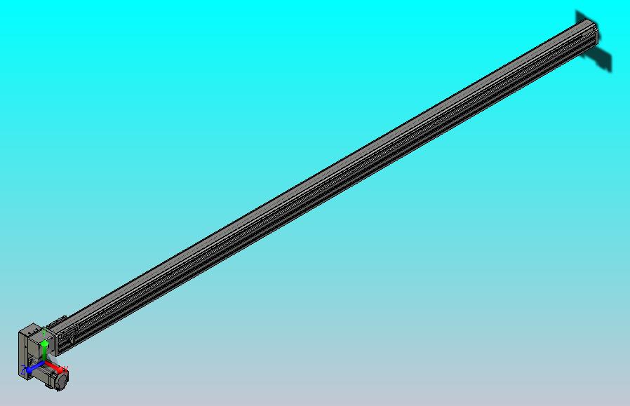 皮带直线轴半封闭可选导轨TPA-HNB-65S-90-L2200-LP-Y-P10-N3