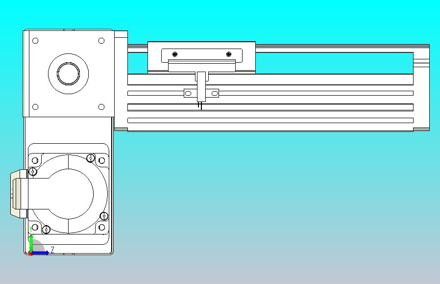 皮带直线轴半封闭可选导轨TPA-HNB-85D-90-L50-LP-C-P20-N3