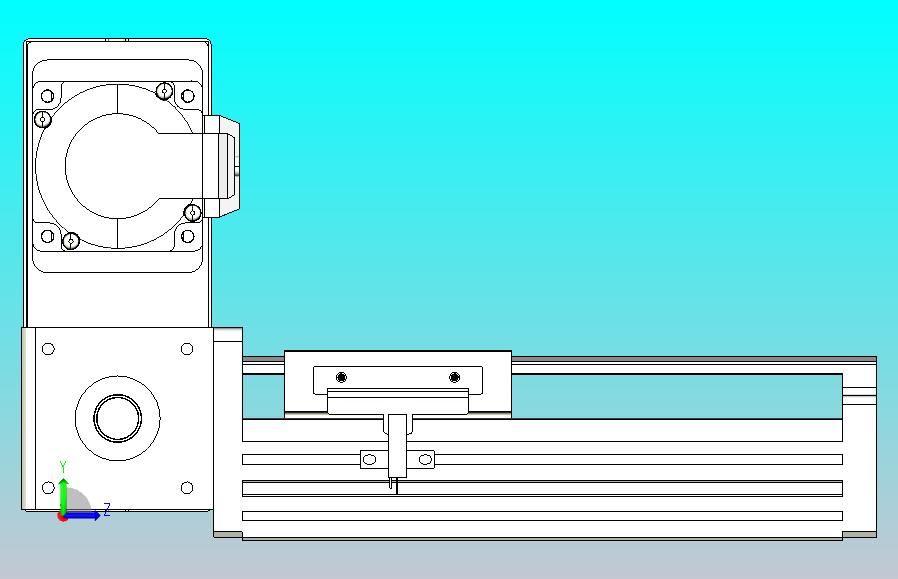 皮带直线轴半封闭可选导轨TPA-HNB-85D-90-L50-LU-C-P20-N3