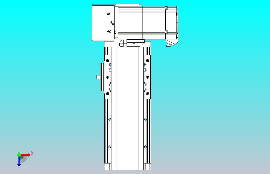 皮带直线轴半封闭可选导轨TPA-HNB-85D-90-L50-RU-Y-P20-N3