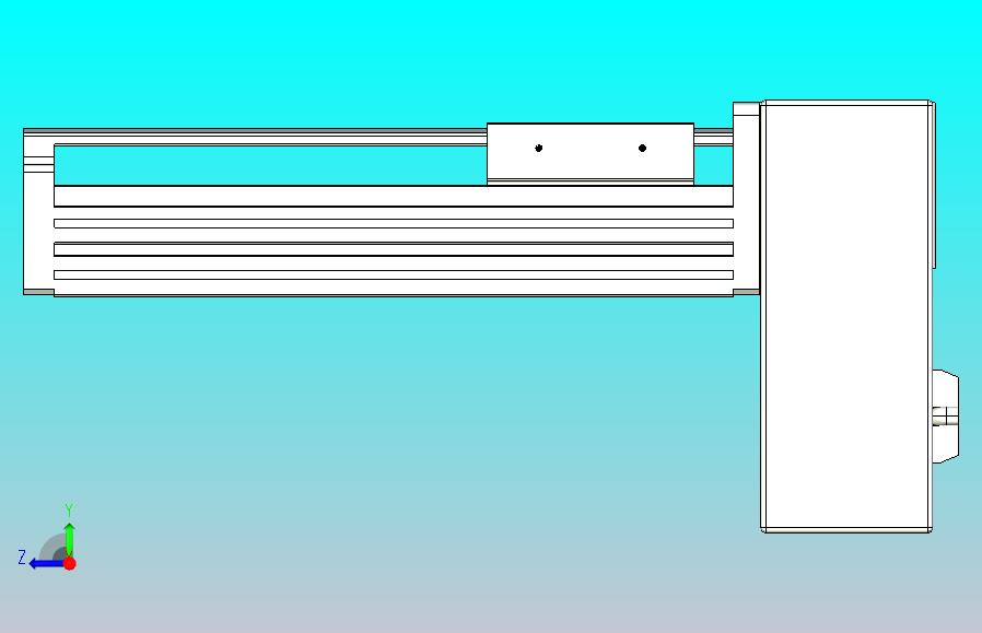 皮带直线轴半封闭可选导轨TPA-HNB-85D-90-L100-LP-Y-P20-N3