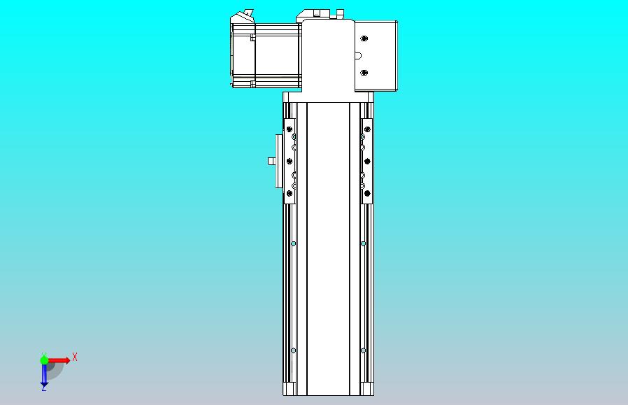 皮带直线轴半封闭可选导轨TPA-HNB-85D-90-L100-LP-Y-P20-N3