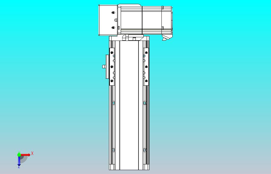 皮带直线轴半封闭可选导轨TPA-HNB-85D-90-L100-RU-C-P20-N3