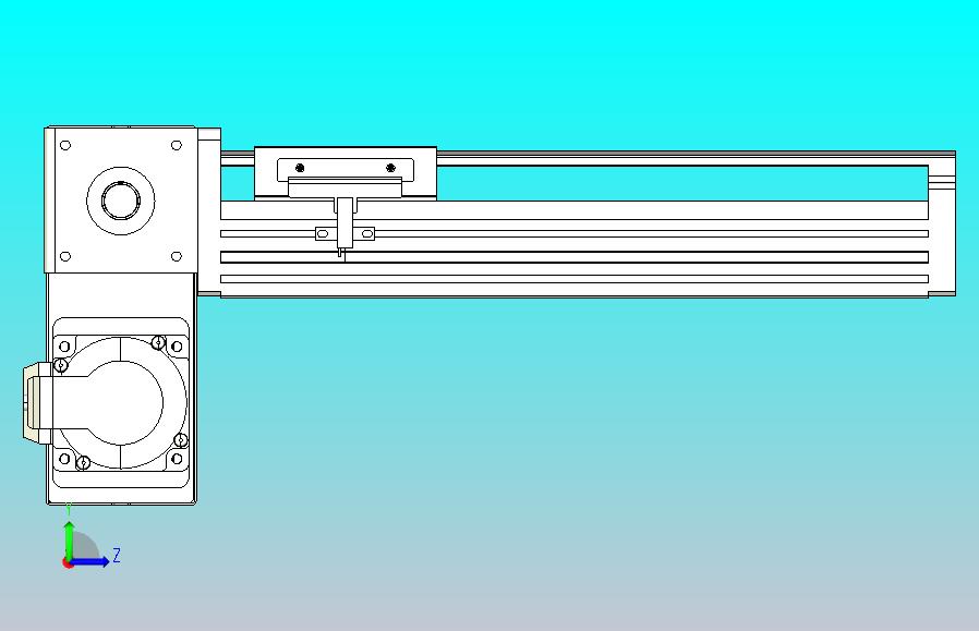 皮带直线轴半封闭可选导轨TPA-HNB-85D-90-L150-LP-Y-P20-N3