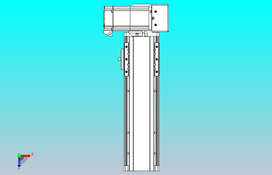皮带直线轴半封闭可选导轨TPA-HNB-85D-90-L150-LU-Y-P20-N3