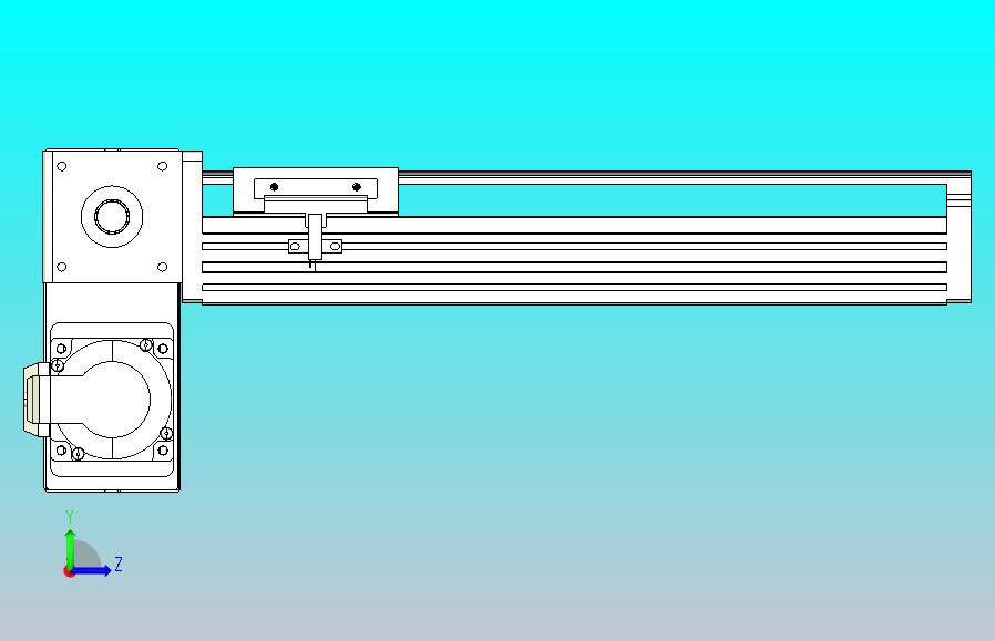 皮带直线轴半封闭可选导轨TPA-HNB-85D-90-L200-LP-C-P20-N3