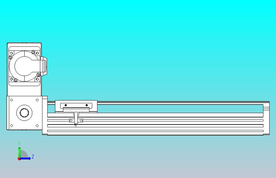 皮带直线轴半封闭可选导轨TPA-HNB-85D-90-L250-LU-C-P20-N3