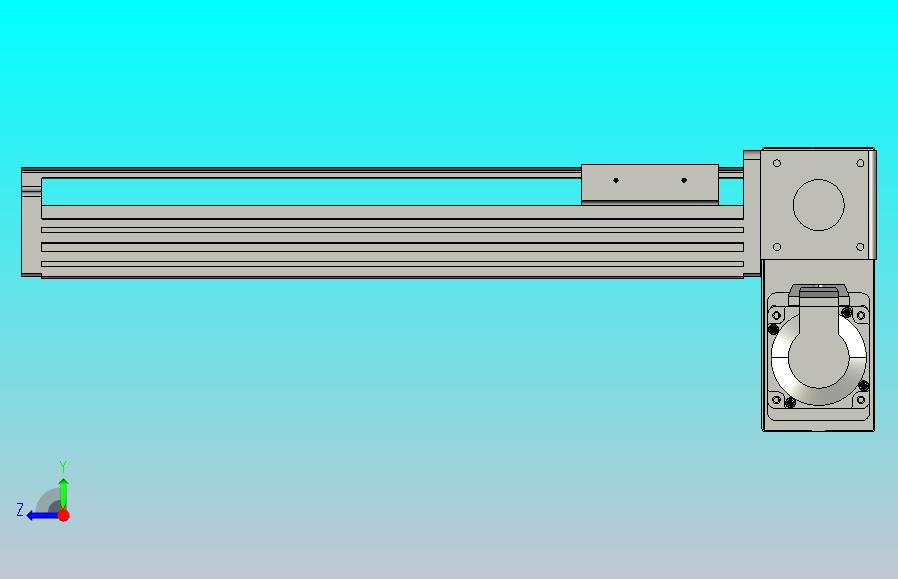 皮带直线轴半封闭可选导轨TPA-HNB-85D-90-L250-RP-Y-P20-N3
