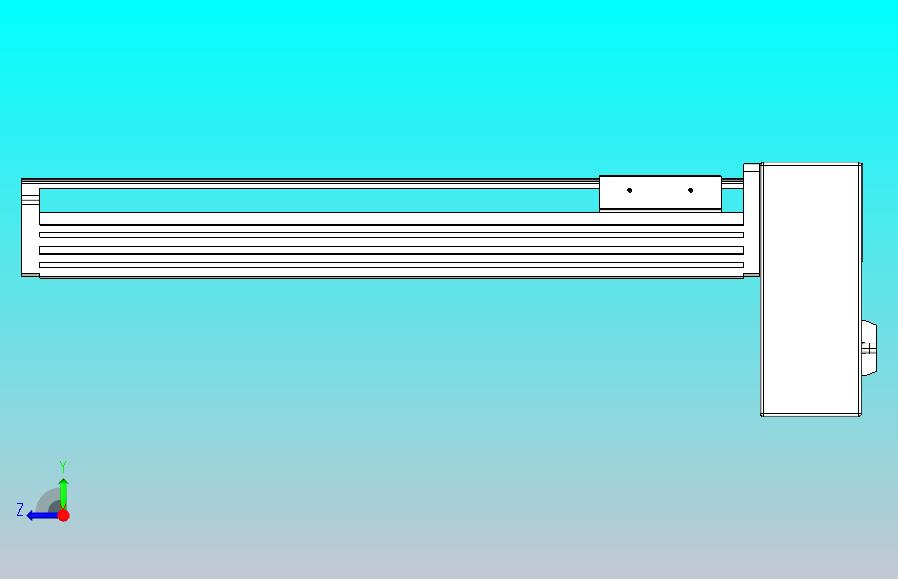 皮带直线轴半封闭可选导轨TPA-HNB-85D-90-L300-LP-Y-P20-N3