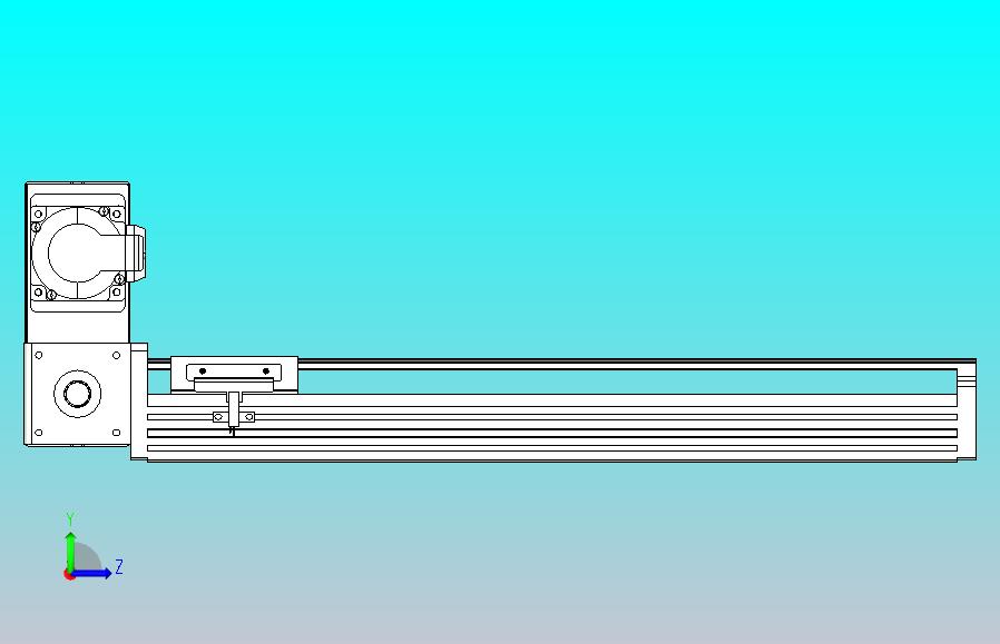 皮带直线轴半封闭可选导轨TPA-HNB-85D-90-L350-LU-C-P20-N3