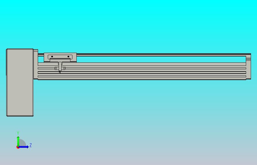 皮带直线轴半封闭可选导轨TPA-HNB-85D-90-L350-RP-Y-P20-N3