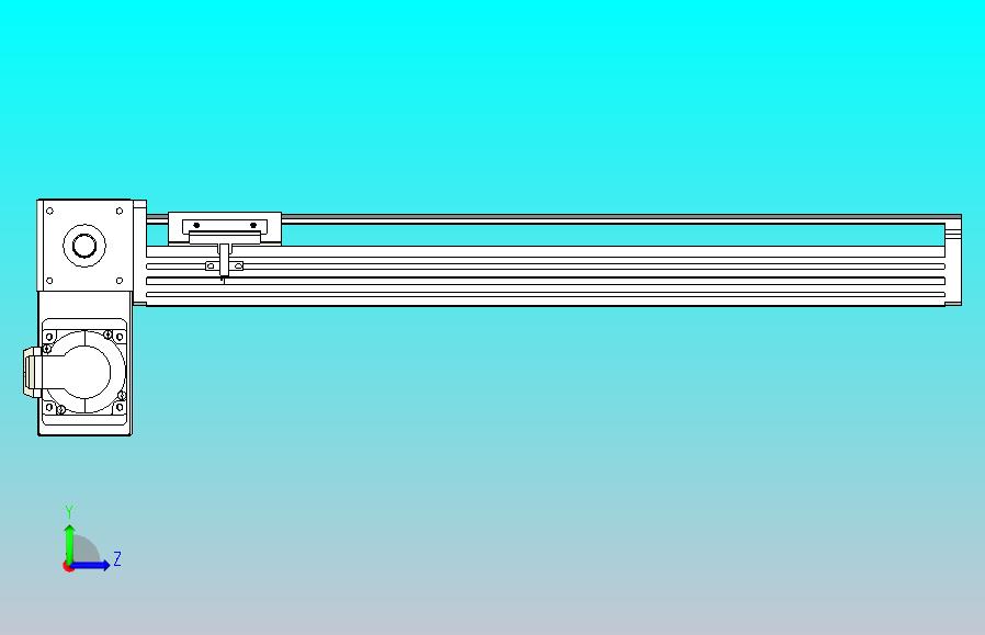皮带直线轴半封闭可选导轨TPA-HNB-85D-90-L400-LP-C-P20-N3