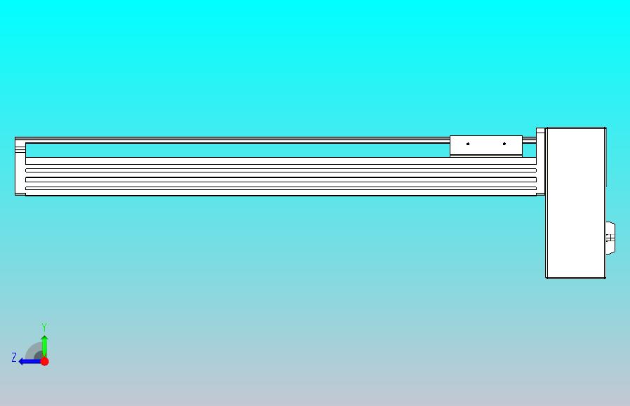 皮带直线轴半封闭可选导轨TPA-HNB-85D-90-L400-LP-Y-P20-N3