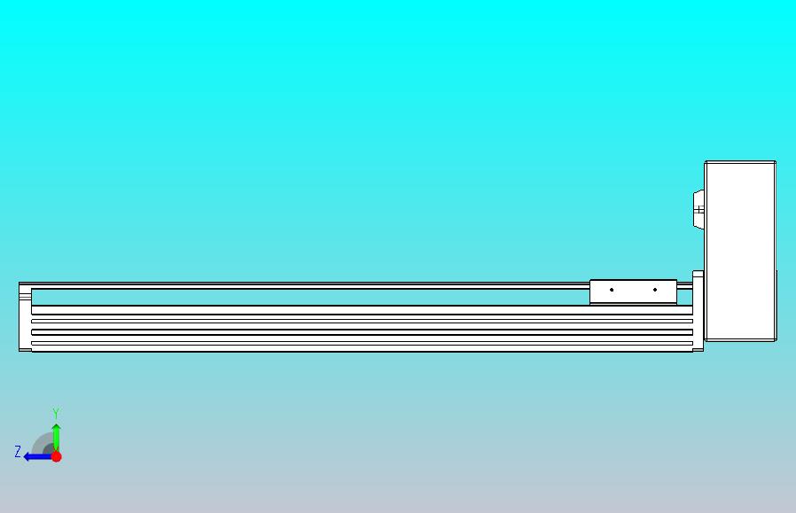 皮带直线轴半封闭可选导轨TPA-HNB-85D-90-L450-LU-Y-P20-N3