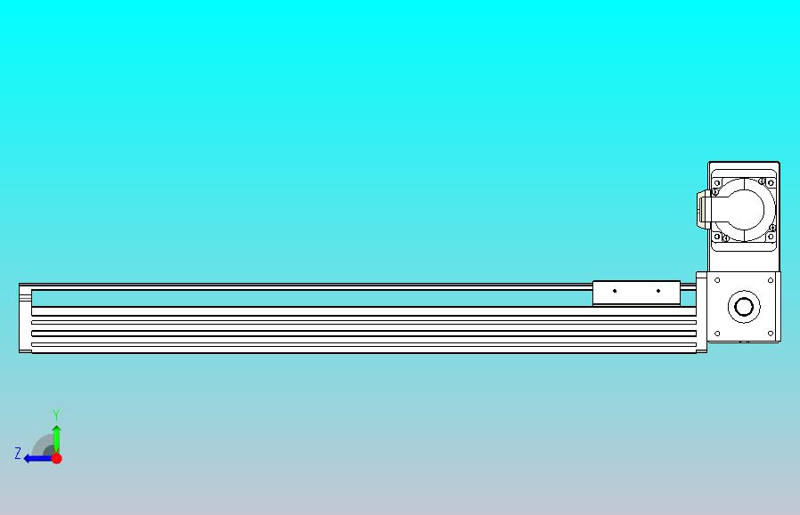 皮带直线轴半封闭可选导轨TPA-HNB-85D-90-L450-RU-C-P20-N3