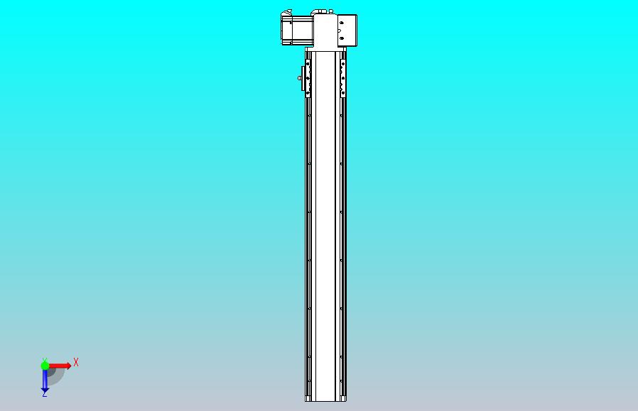 皮带直线轴半封闭可选导轨TPA-HNB-85D-90-L550-LP-Y-P20-N3