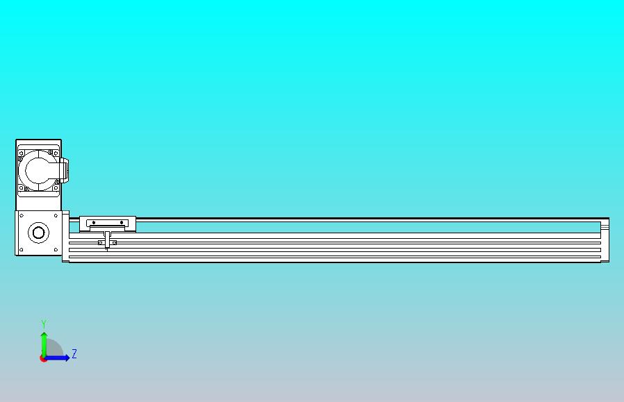 皮带直线轴半封闭可选导轨TPA-HNB-85D-90-L600-LU-Y-P20-N3