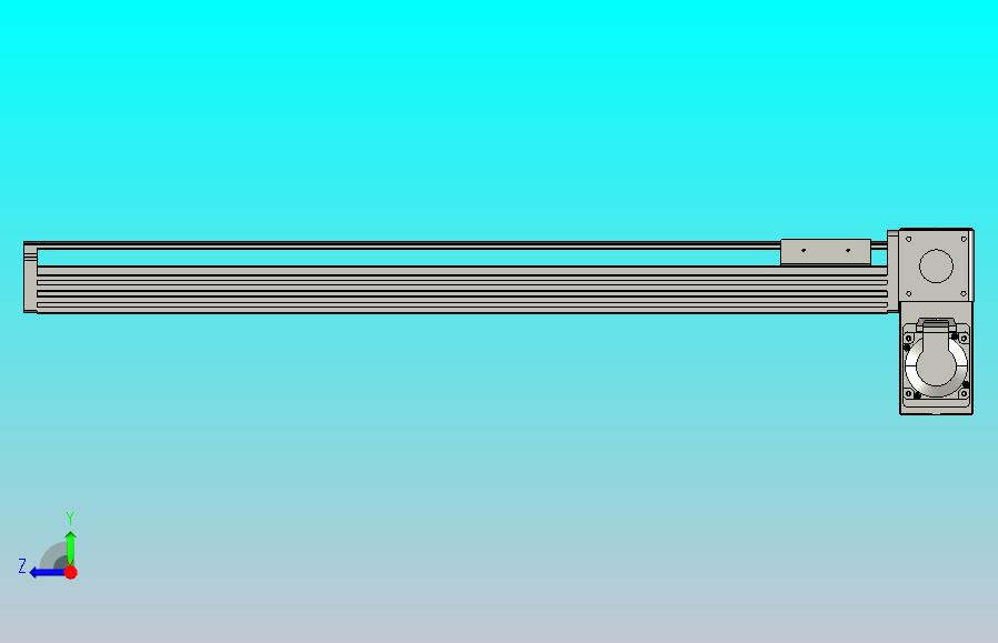 皮带直线轴半封闭可选导轨TPA-HNB-85D-90-L600-RP-Y-P20-N3