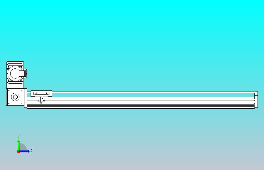 皮带直线轴半封闭可选导轨TPA-HNB-85D-90-L700-LU-Y-P20-N3