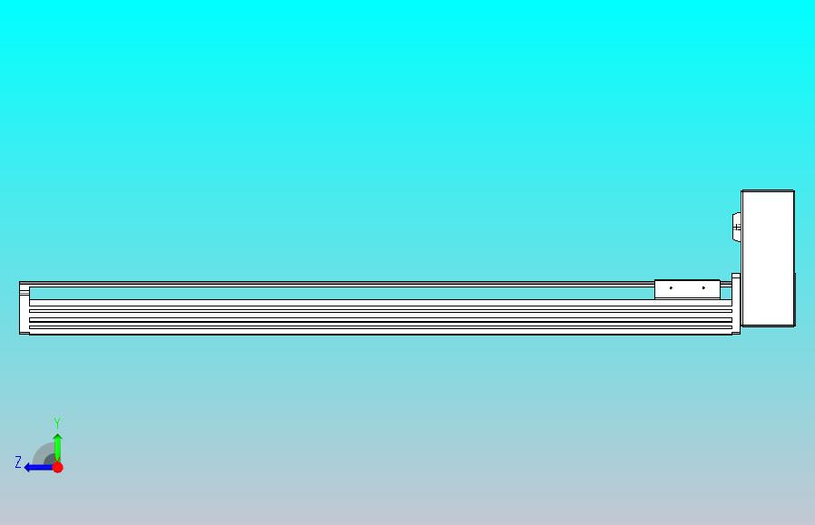 皮带直线轴半封闭可选导轨TPA-HNB-85D-90-L700-LU-Y-P20-N3