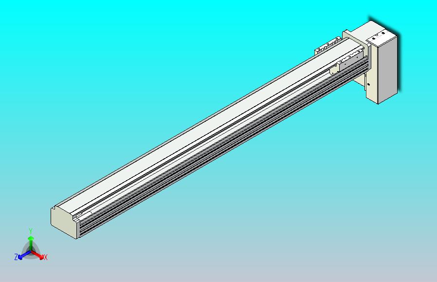 皮带直线轴半封闭可选导轨TPA-HNB-85D-90-L800-LP-Y-P20-N3
