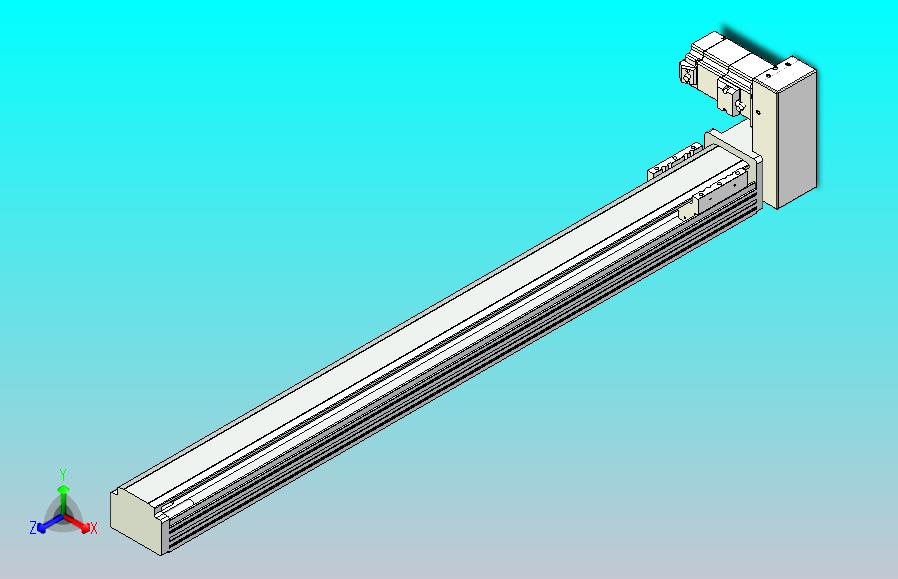皮带直线轴半封闭可选导轨TPA-HNB-85D-90-L800-LU-Y-P20-N3
