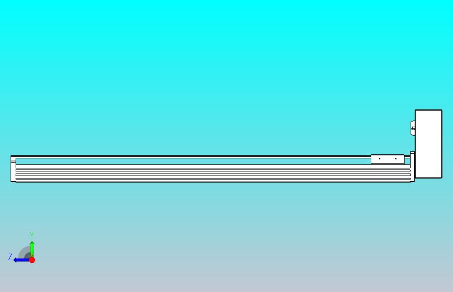 皮带直线轴半封闭可选导轨TPA-HNB-85D-90-L800-LU-Y-P20-N3